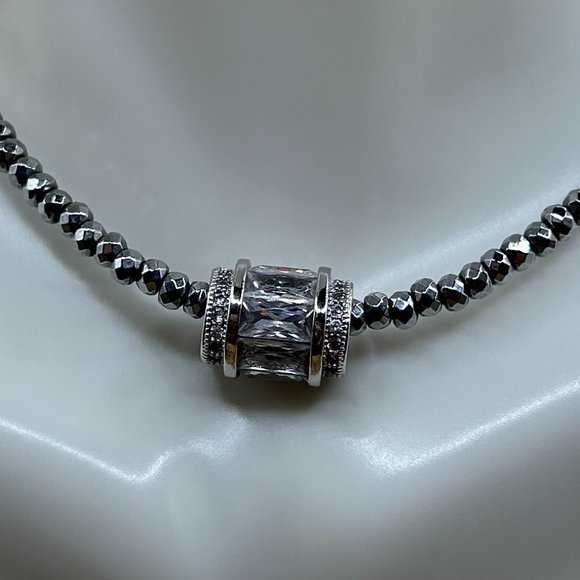 Lucas Lameth Jewelry - Lucas Lameth LUC Sterling 925 Necklace Sterling Silver CZ